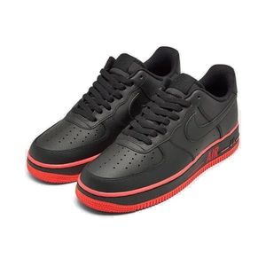 Nike Air Force 1 07 Bold Air Black Laser Crimson